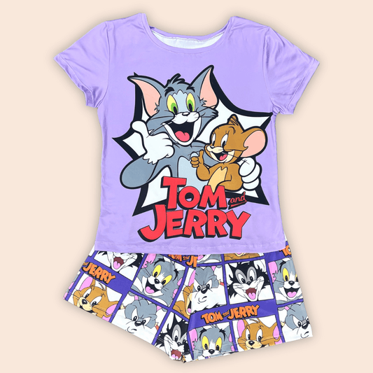Pijama Short Dama Talla Plus Tom & Jerry