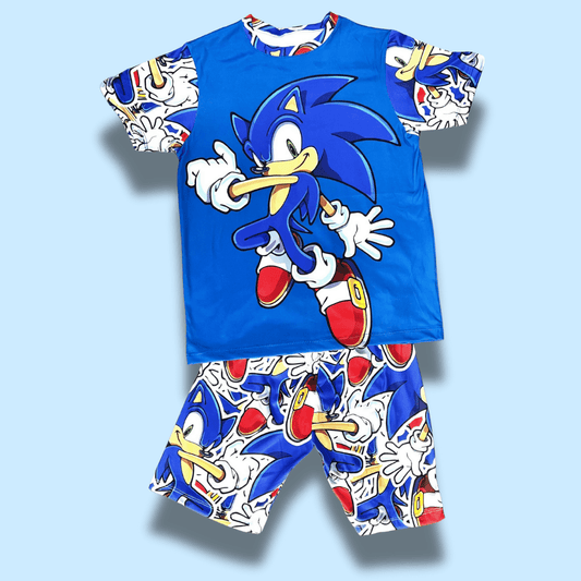 Pijama piel de durazno niño Sonic gamer