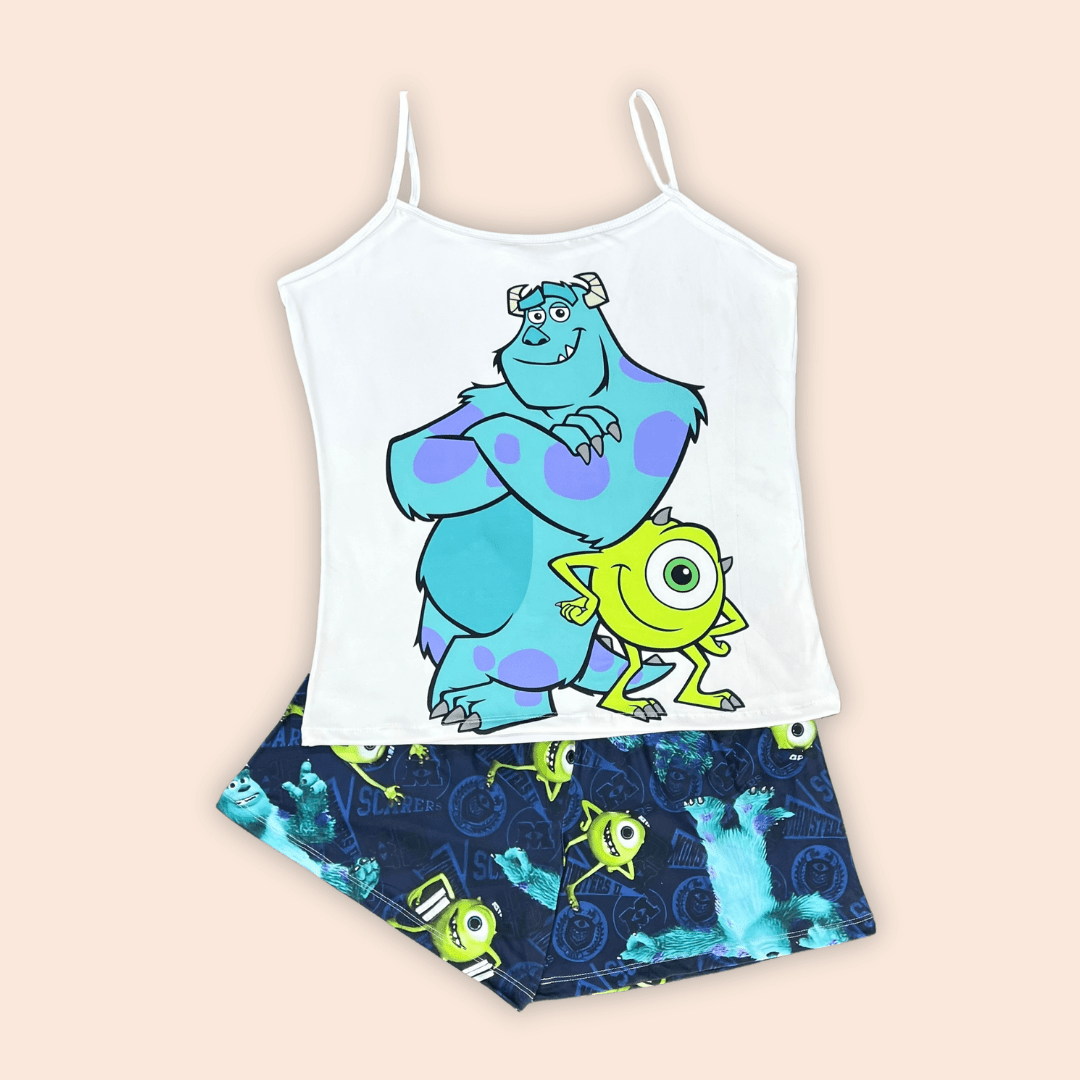 Pijama Monsters Inc - Dama Plus