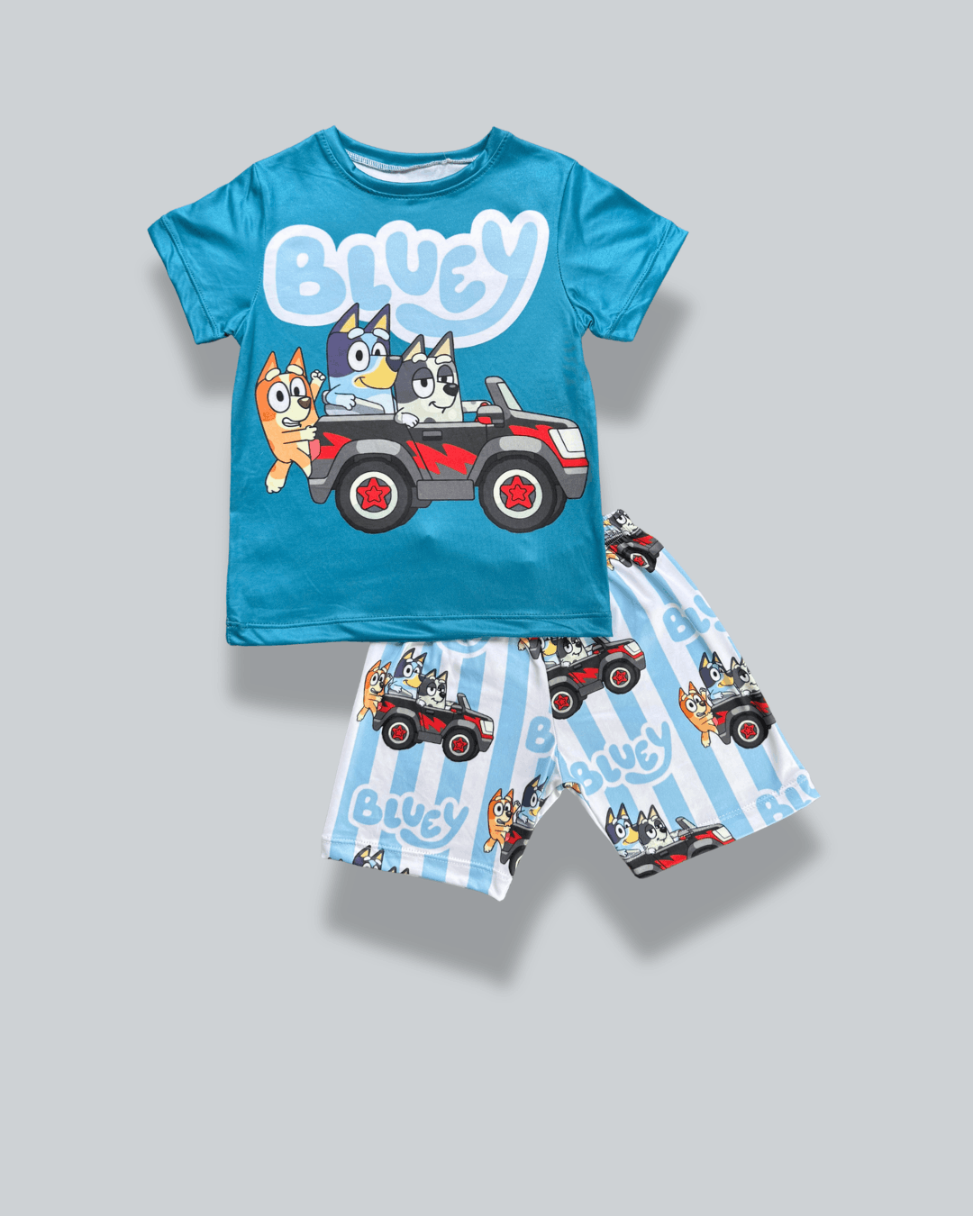 Pijama Niño Bluey Short – Diversión Antes de Dormir
