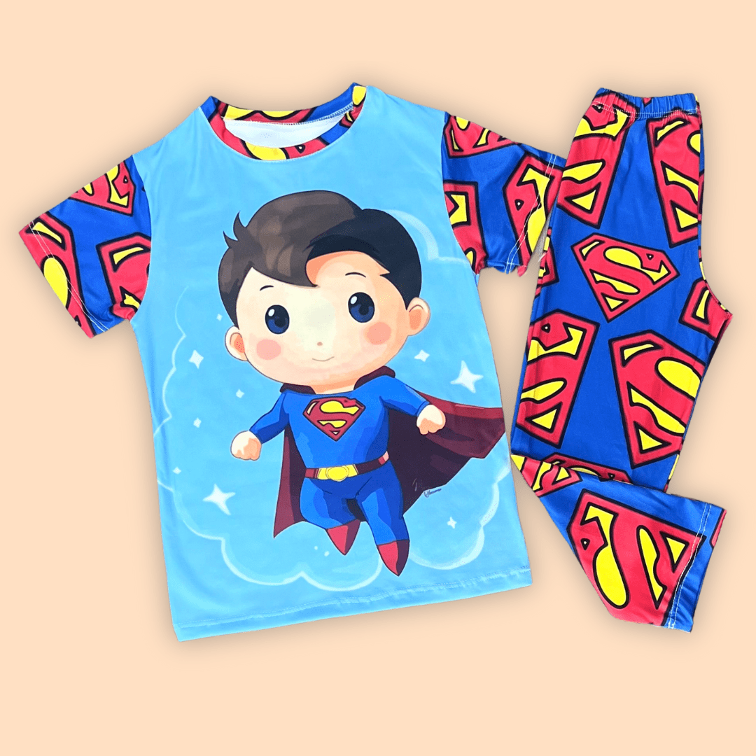 Pijama Niño Pantalón Superman Kawaii