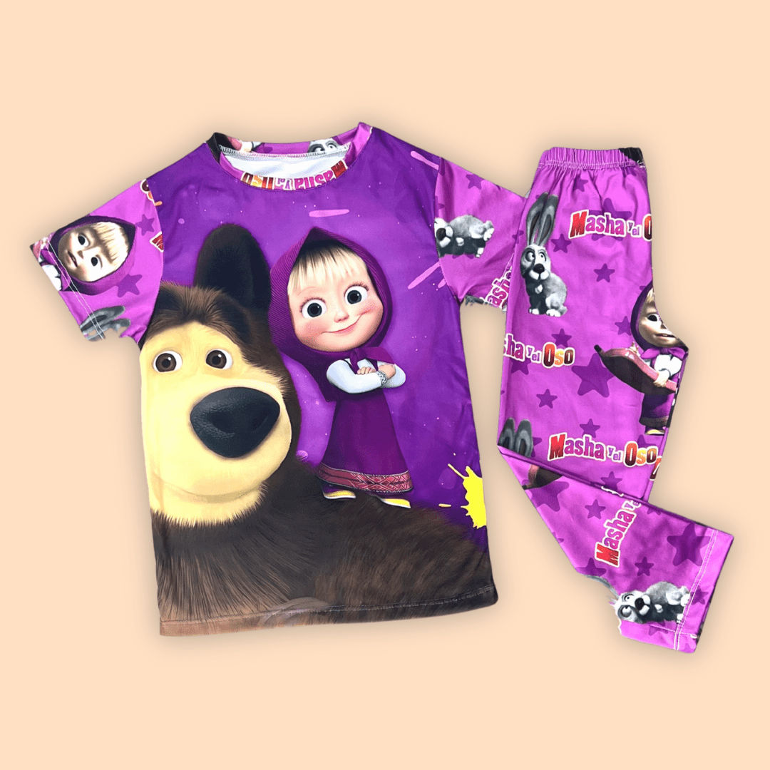 Pijama Niña Pantalón Masha y el Oso