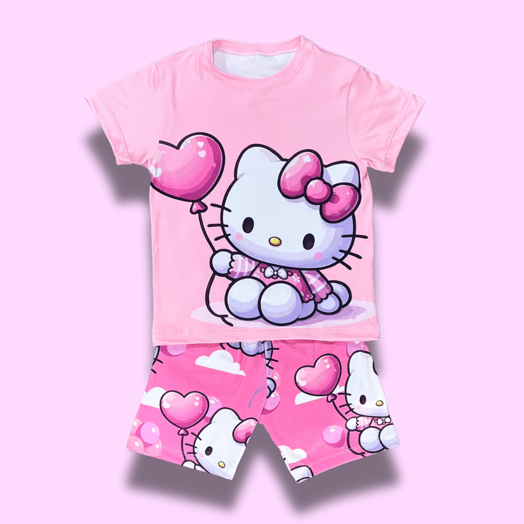 Pijama piel de durazno niña Hello Kitty
