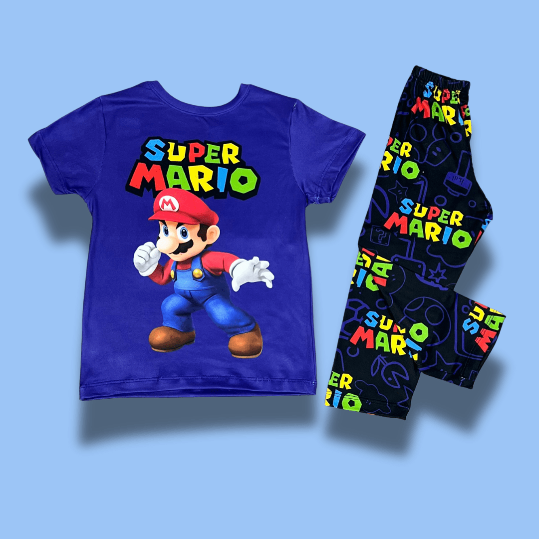 Pijama Super Mario azul - Aventura y comodidad