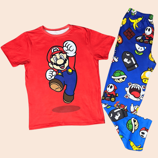 Pijama Niño Pantalón Super Mario Aventurero