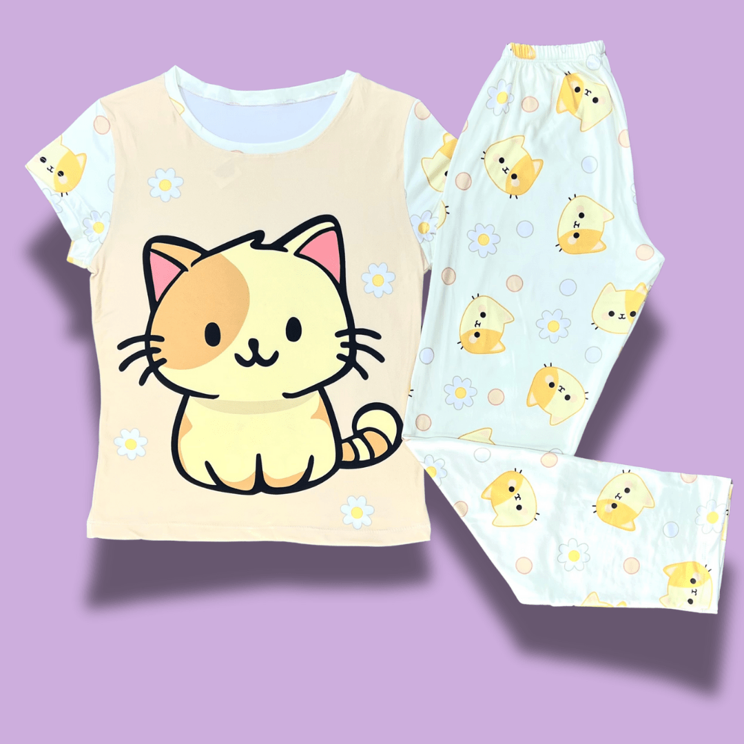 Pijama gatito kawaii - Sueños suaves