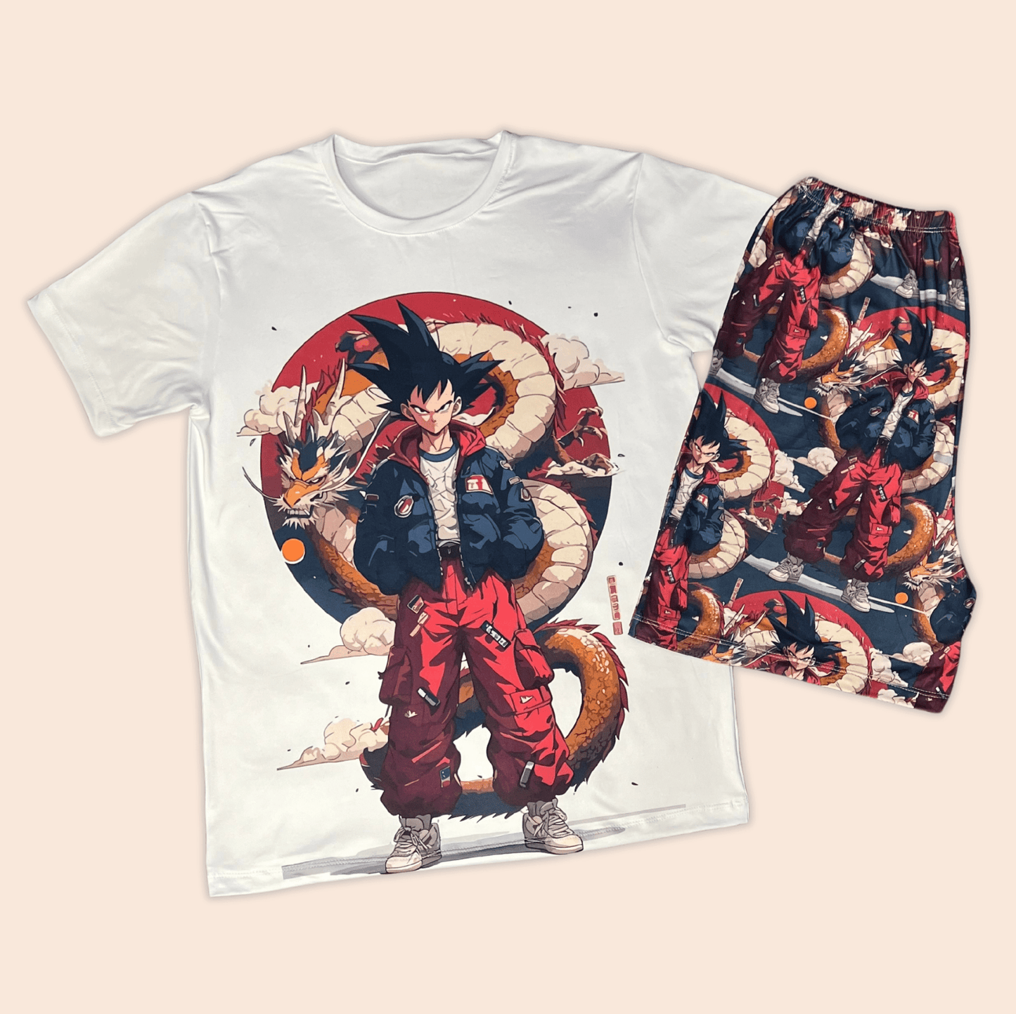 Pijama Hombre Pantaloneta Dragon Ball