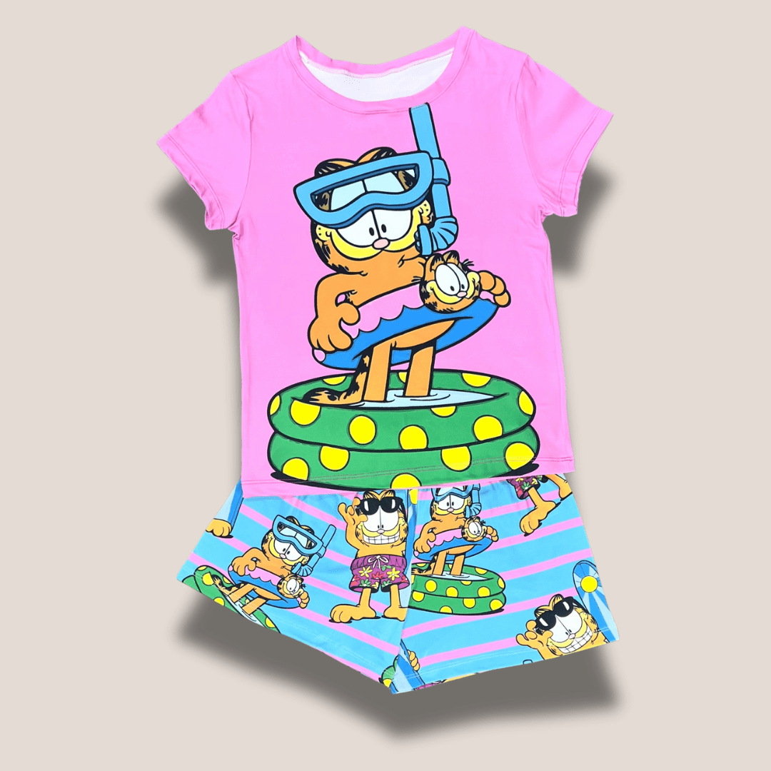 Pijama Garfield verano – Relax total con humor