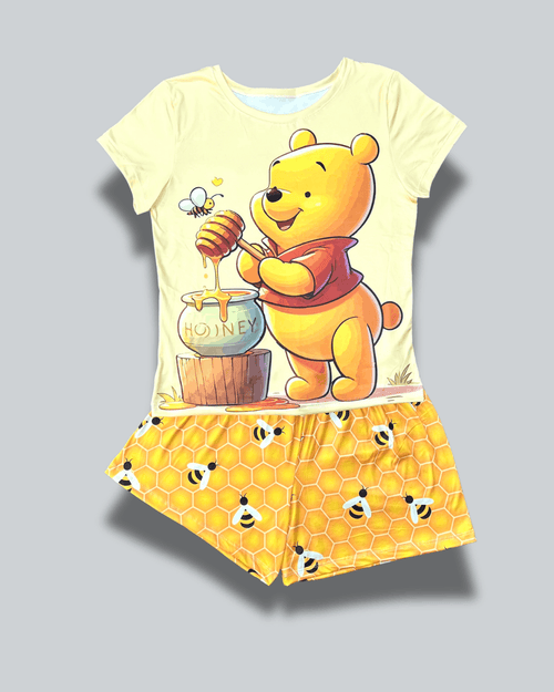 Pijama Dama Short Plus Winie Pooh Honey