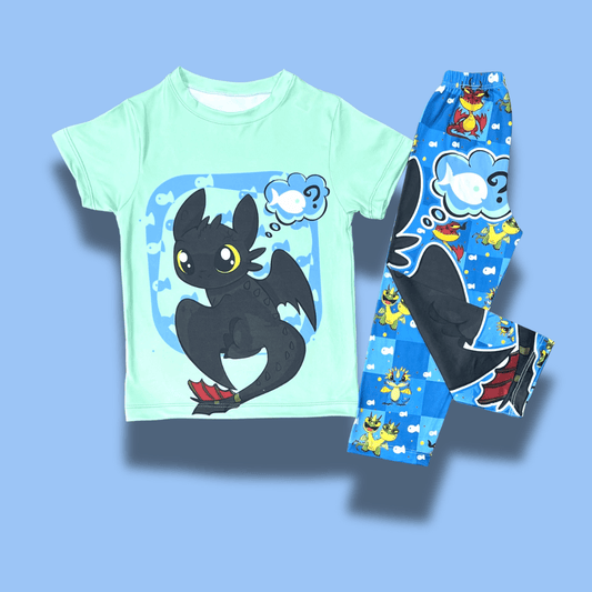 Pijama Chimuelo Mini – Dragón tierno para grandes sueños