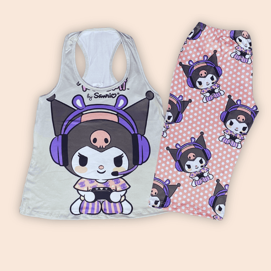 Pijama Pantalón Capri Kuromi
