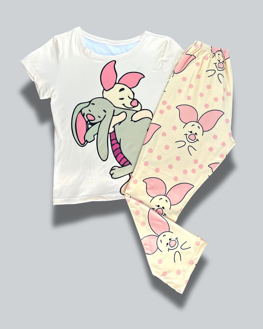 Pijama Dama Pantalón Plus Piglet
