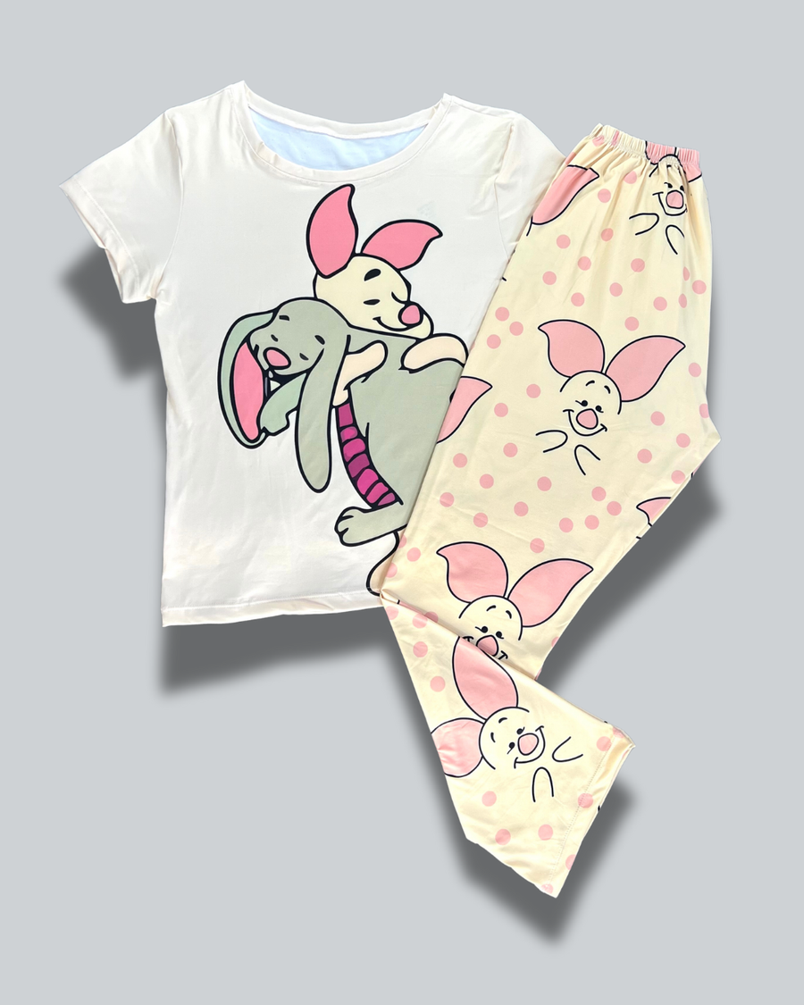 Pijama Dama Pantalón Plus Piglet