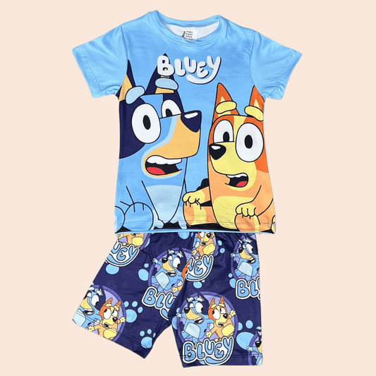 Pijama Niño Short Bluey