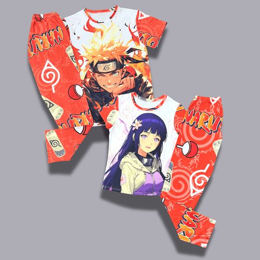 Pijamas Naruto y Hinata para pareja – Pantalón anime unisex