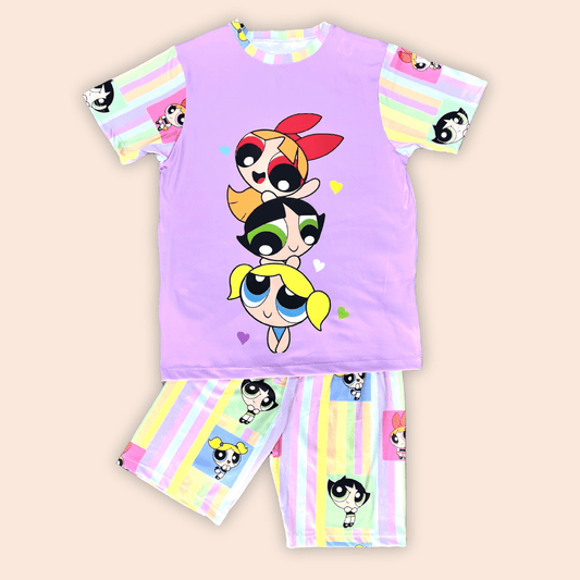 Pijama Niña Short de Las Chicas Superpoderosas