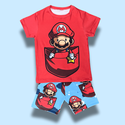 Pijama piel de durazno niño Mario