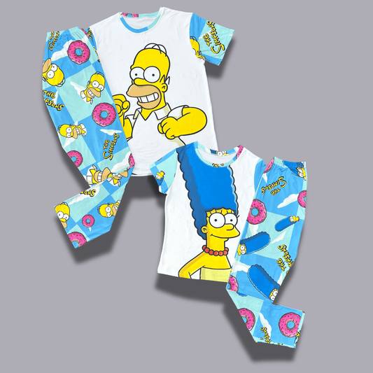 Pijamas pareja Homero y Marge – Pantalón largo Los Simpsons