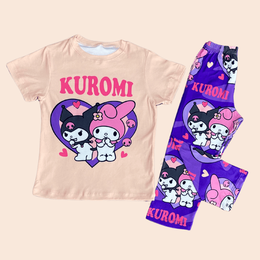 Pijama Niña Pantalón Kuromi & My Melody