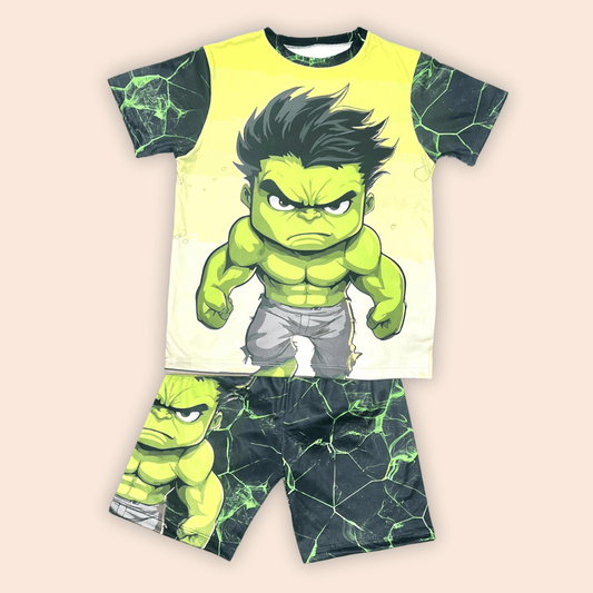 Pijama Niño Short de Hulk