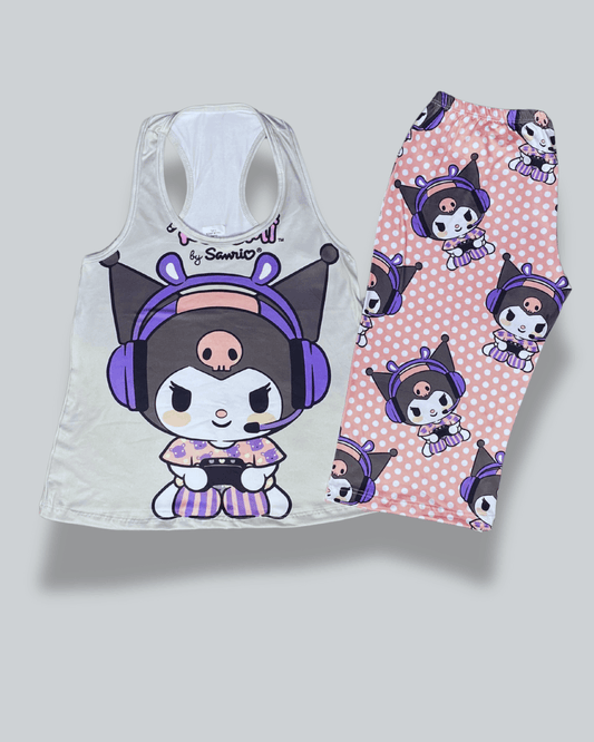 Pijama Dama Capri Kuromi Gamer