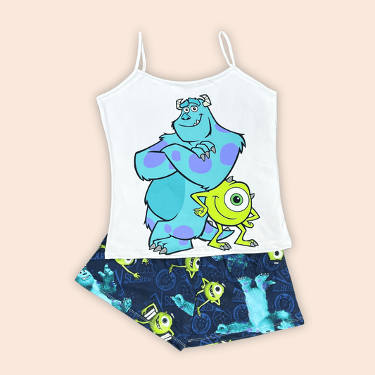Pijama Monsters Inc - Dama Plus