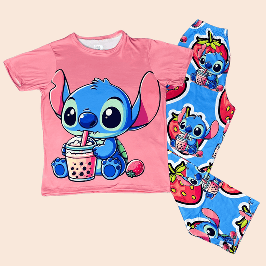 Pijama Niña Pantalón Baby Stich Malteada