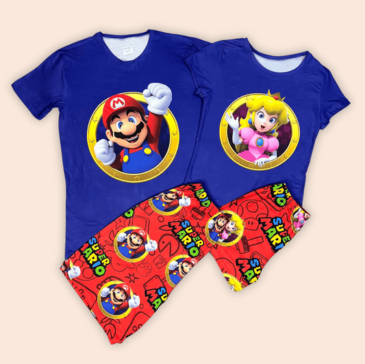 Pijamas para Parejas Mario & Peach