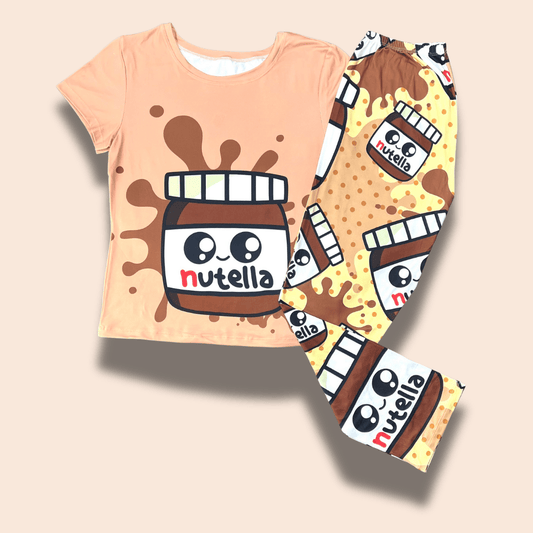 Pijama dama plus Nutella – Dulce y divertida