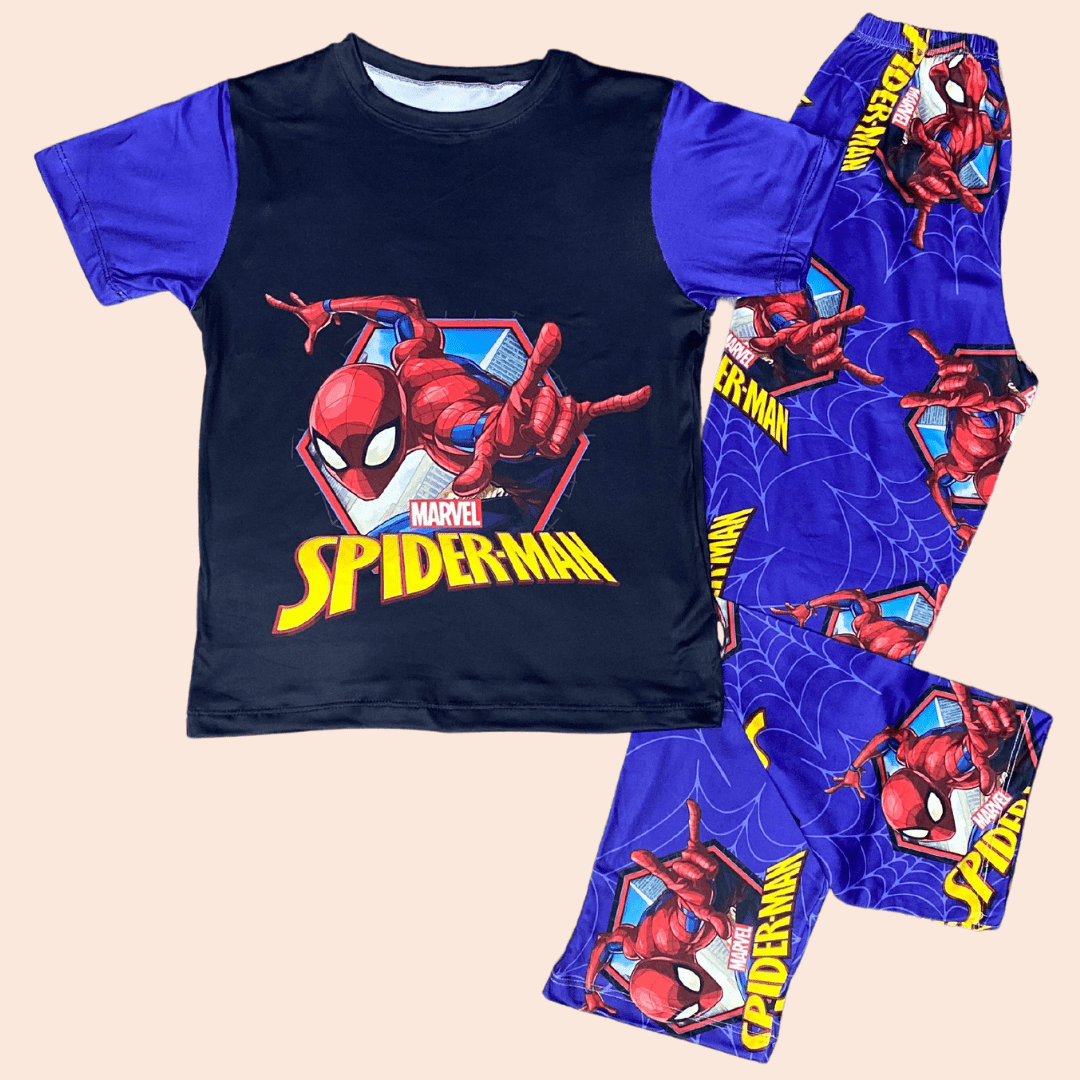 Pijama Niño Pantalón Spiderman Telarañas