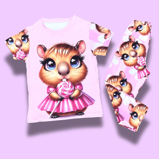 Pijama capibara paleta – Dulzura para cada noche