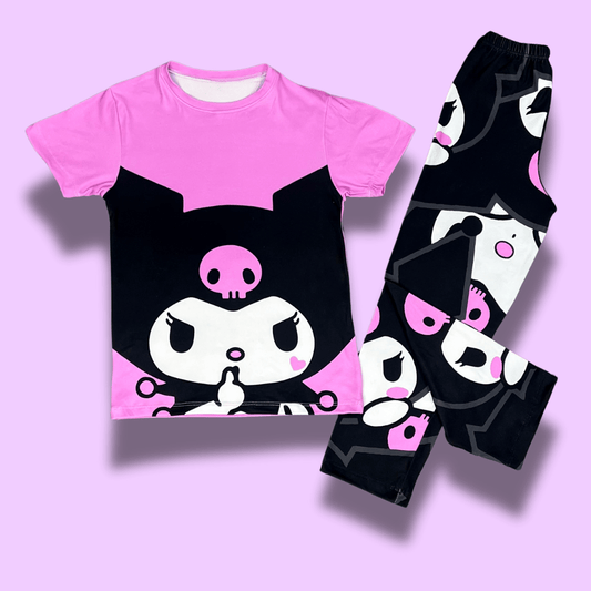 Pijama Kuromi niña – Estilo y suavidad con actitud