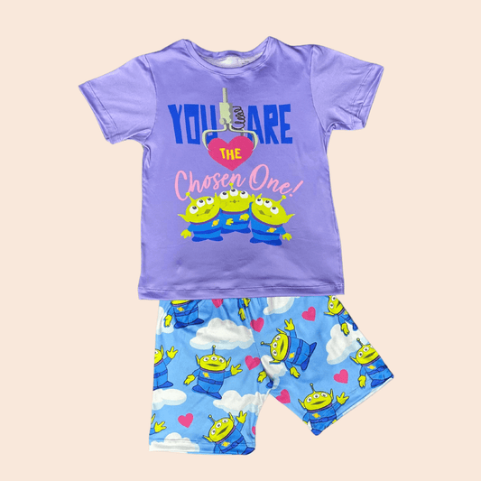 Pijama Niña Short Marcianitos Toy Story