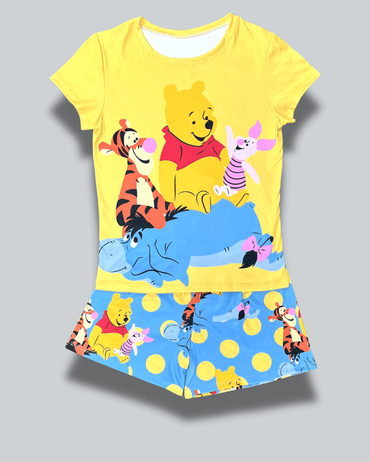 Pijama Dama Short Winnie Pooh y Sus Amigos