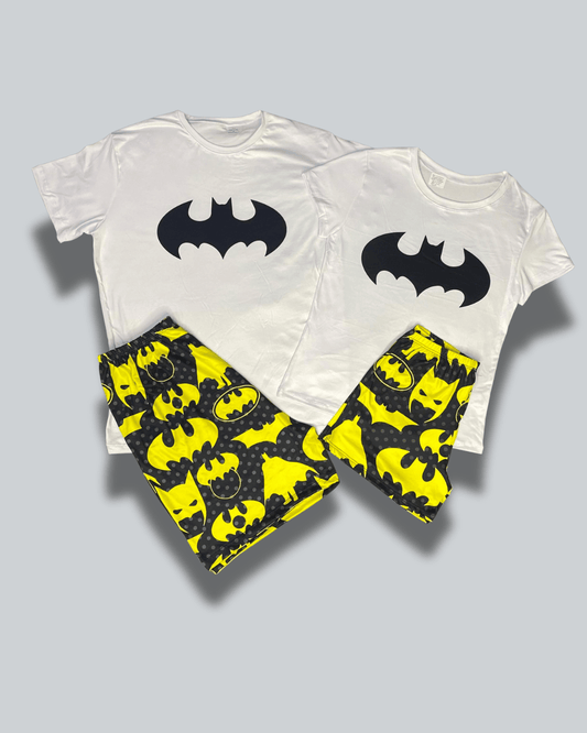 Pijama Pareja Short Batman Clásico