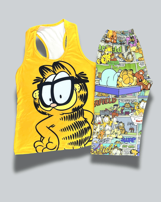 Pijama Dama Capri Garfield Gafas