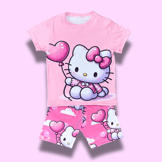 Pijama piel de durazno niña Hello Kitty