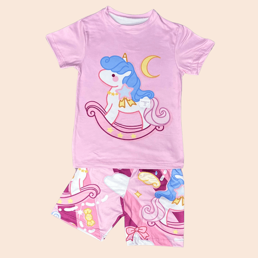 Pijama Niña Short Unicornio