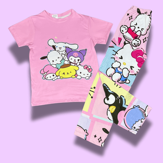 Pijama Sanrio rosada – Comodidad en modo kawaii