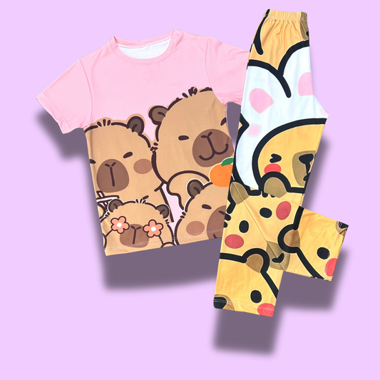 Pijama Familia Capibara - Diversión en familia