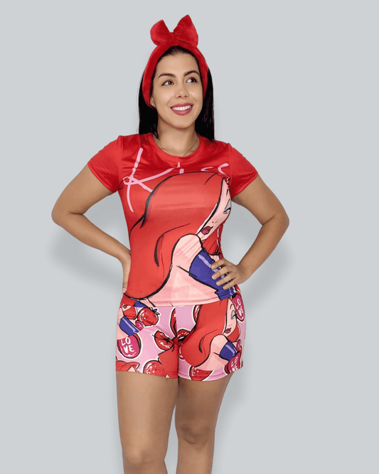 Pijama Dama Short Jessica Rabbit