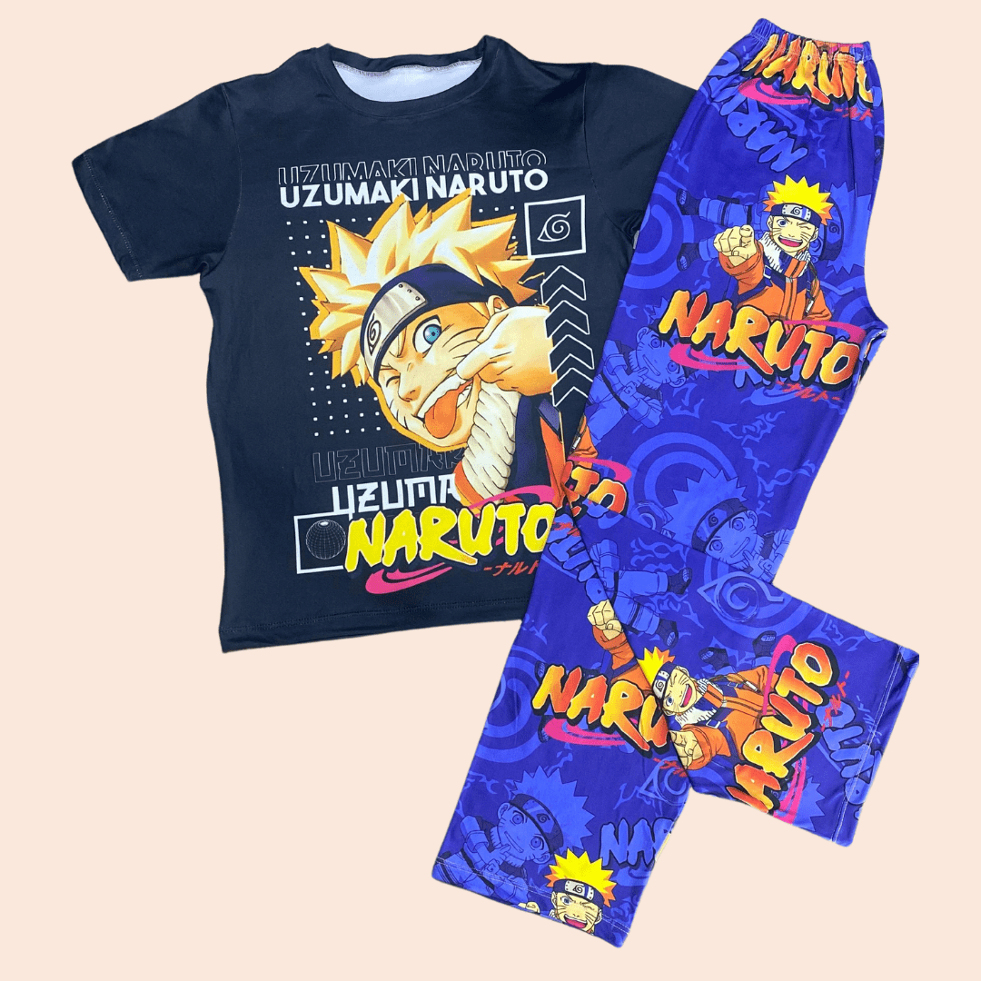 Pijama Niño Pantalón Naruto Ninja Nocturno