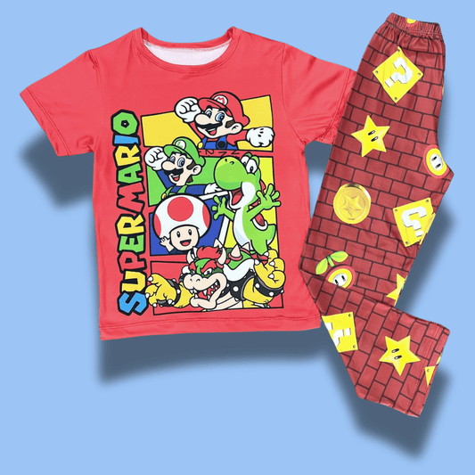 Pijama Super Mario multicolor - Diversión en equipo