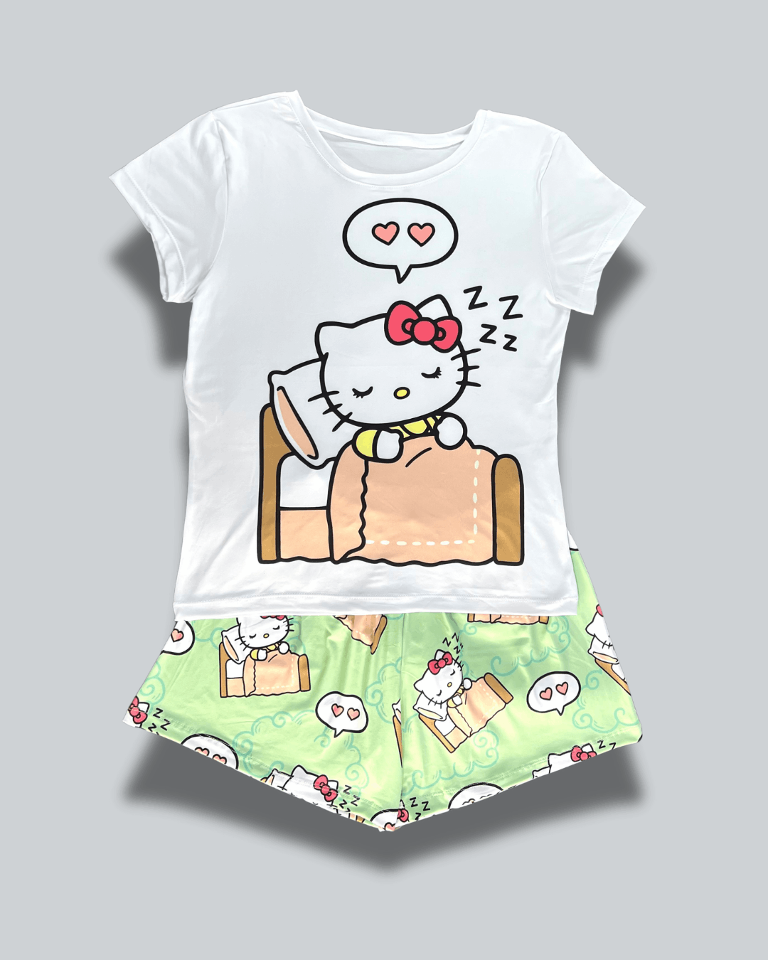 Pijama Dama Short Plus Hello Kitty Durmiente