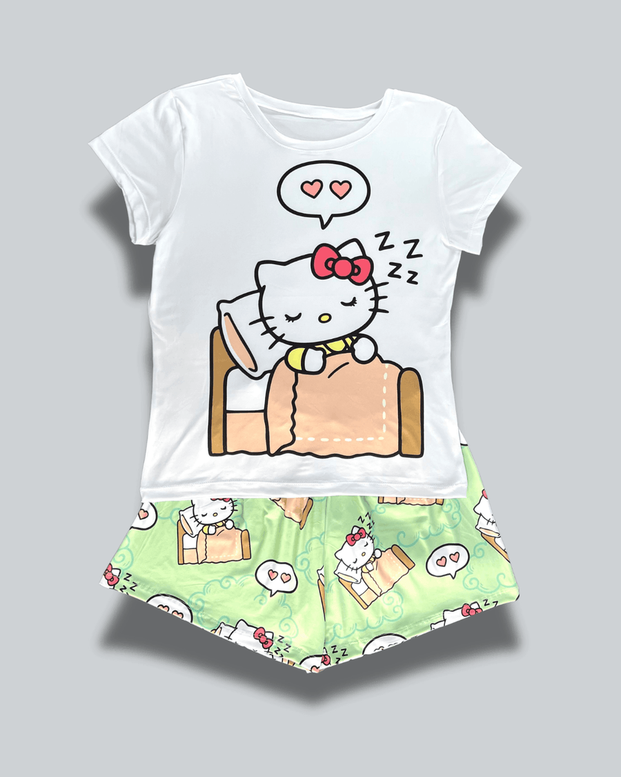 Pijama Dama Short Plus Hello Kitty Durmiente