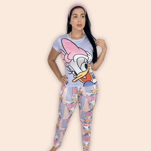Pijama Pantalón Blusa de Mangas Daisy