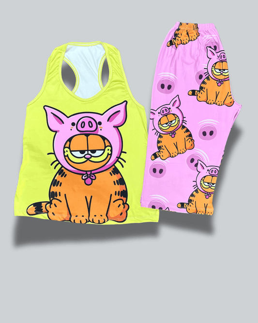 Pijama Dama Capri Garfield Piggy