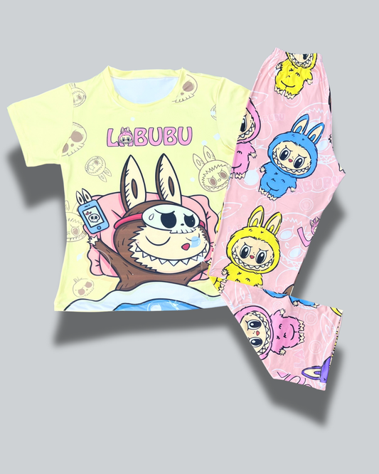 Pijama Dama Pantalón Labubu