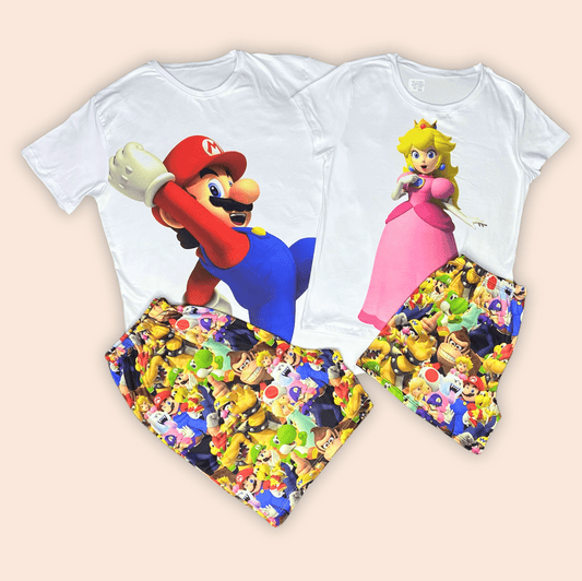 Pijamas para Parejas Mario & Peach
