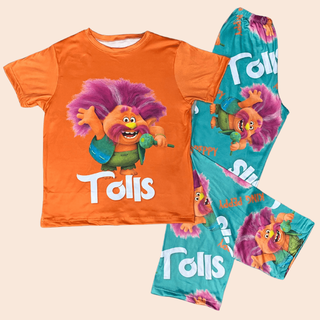 Pijama Niña Short Trolls Divertidos